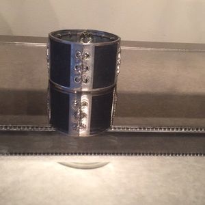 Marciano Leather and silver unique bracelet